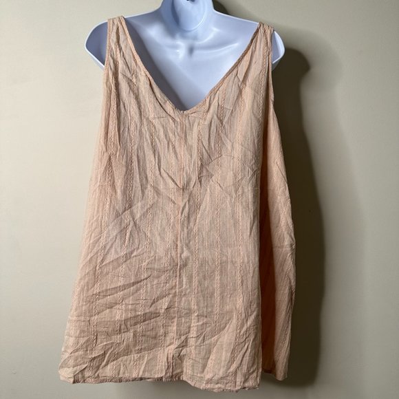 Lane Bryant Peach Colored Tank Size 20 - Picture 4 of 5